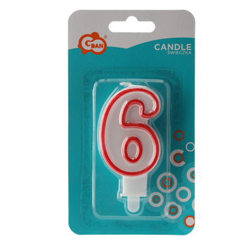 CANDLE"6" NUMĂR*1237*9048*