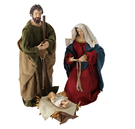 SET OF 3 FIGURES - HOLY FAMILY 68 CM