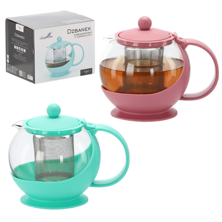ŽÁROVZDORNÝ KANVICE S INFUZÉREM 750ML *7723