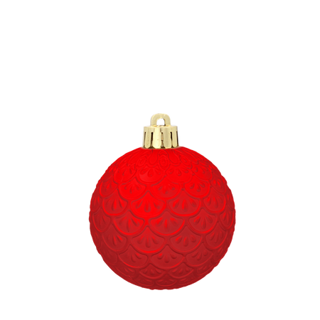 SET OF 19 BAUBLES RED/GOLD/SILVER