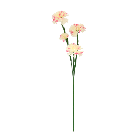 ARTIFICIAL BRANCH - CARNATION WITH THREE FLOWERS 67 CM ASSORTED COLOURS