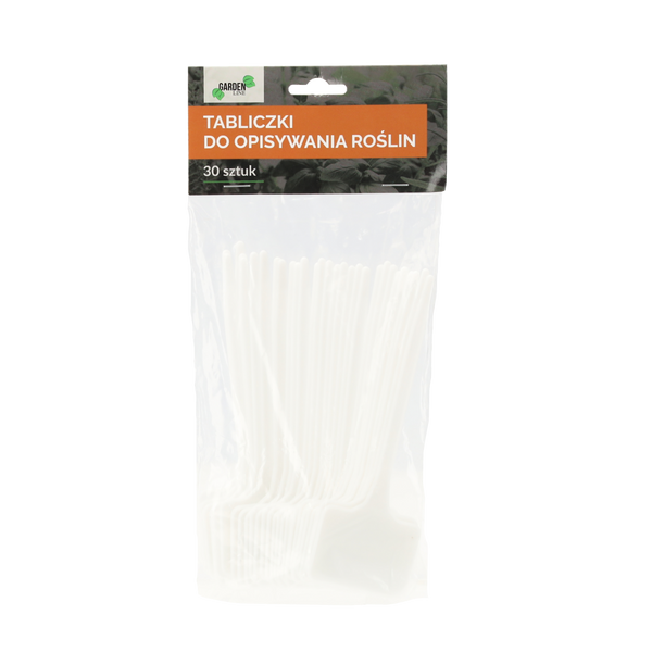KPL. 30 TABLICZEK PLASTIKOWYCH DO OPISYWANIA ROŚLIN opak=12kpl *9683