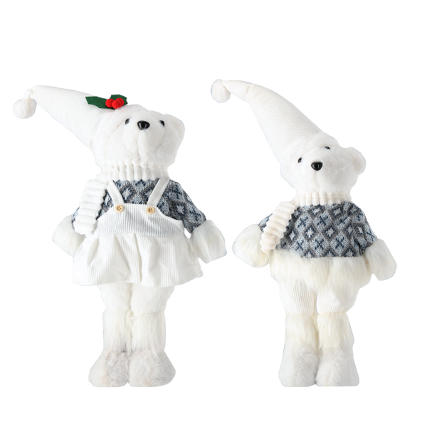 HOLIDAY BEAR WHITE 50 CM BOY / GIRL