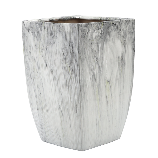 OSŁONKA CERAMICZNA NA DONICZKĘ 40 x 40 x 60 CM EFEKT MARMURU *5733