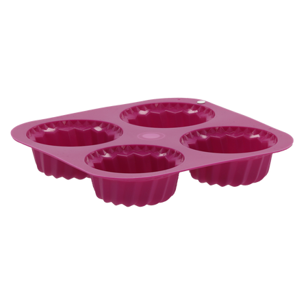 FORMA SILIKONOWA NA MUFFINKI 4 SZT *0580