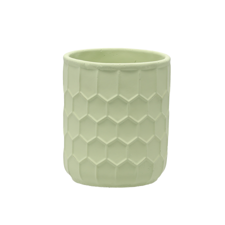 Acoperitoare din ciment pentru ghiveci 13.5 x 13.5 x 16 CM plăcuță de miere verde *1312