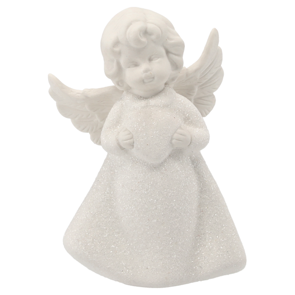 FIGURKA ANDÍLEK BÍLÝ VYS. 13CM MIX VZORŮ balení=3ks *3478