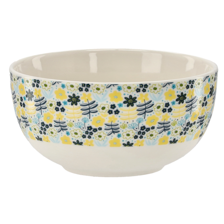 PORCELAIN BOWL 550 ML "FLOWERS" PACK=6PCS