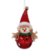 CHRISTMAS DECORATION - BELL ELF MIX DESIGNS 5 x 12 CM