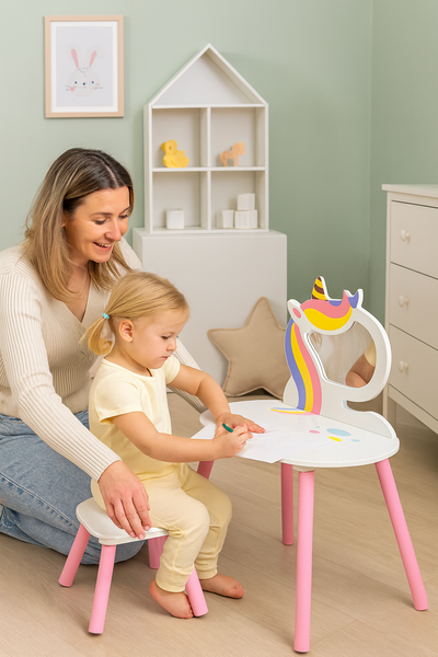 Toaletka poník Lily s taburetem *4621