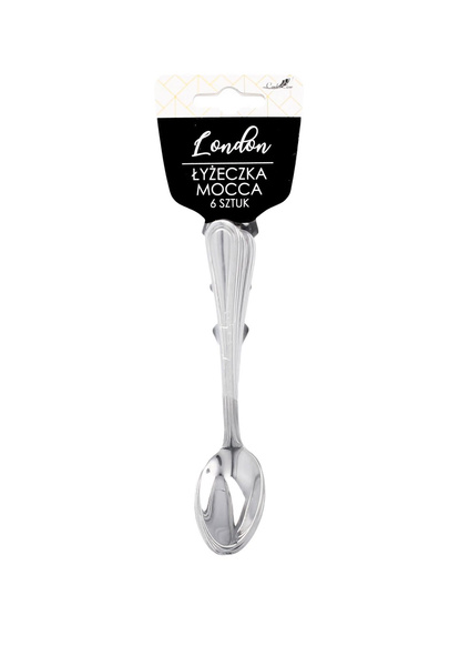 SET 6 TEA SPOONS MOCCA LONDON