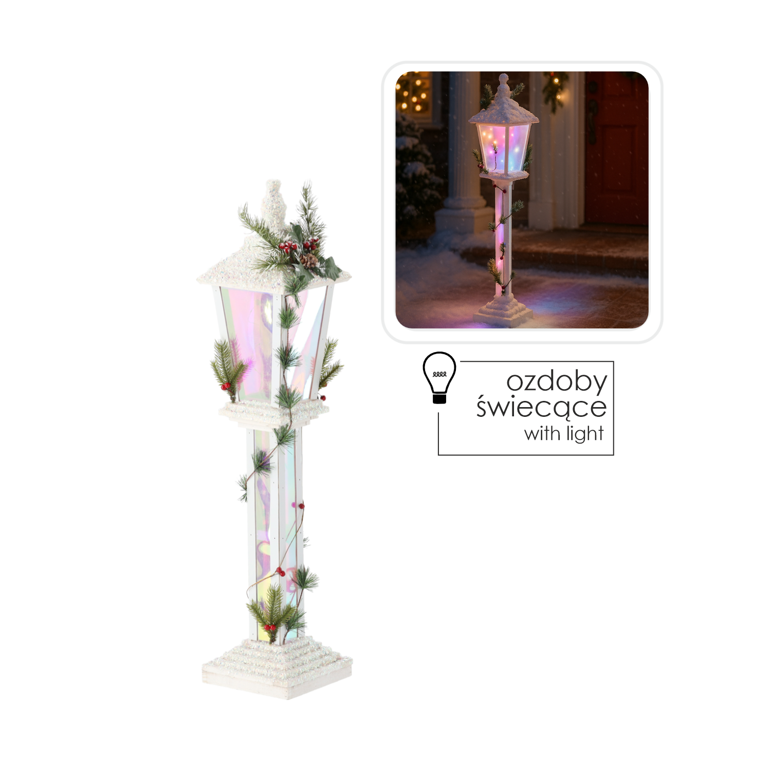 ŚWIĄTECZNA LATARNIA BIAŁA LED 19 x 19 x 85 CM *5188 pol_pl_SWIATECZNA-LATARNIA-BIALA-LED-19-x-19-x-85-CM-5188-7471_1