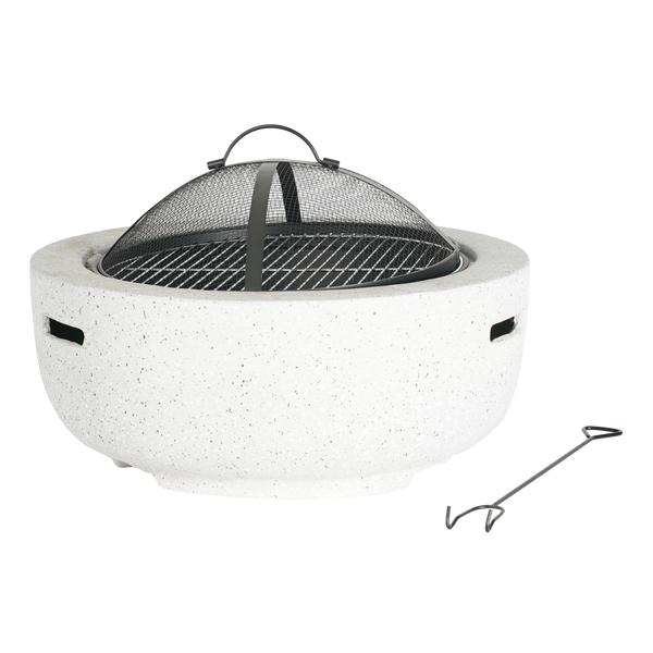 ZÁHRADNÉ OHNISKO S KRYTOM A KOPÁČOM 60 x 60 x 42 CM *0131