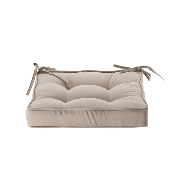 PODUSZKA NA KRZESŁO 40 x 40 x 6 CM NATURALNA