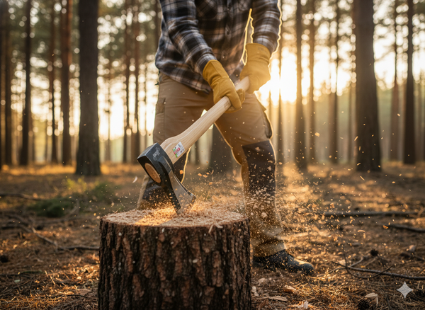 AXE A666 3000G WITH ASH HANDLE 90CM