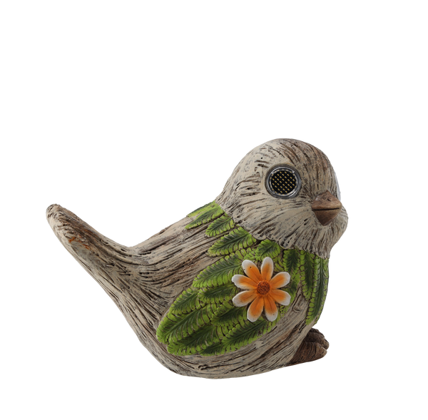 GARDEN FIGURINE – BIRD WITH GLOWING EYES 33,5 X 21,5 X 24 CM LED