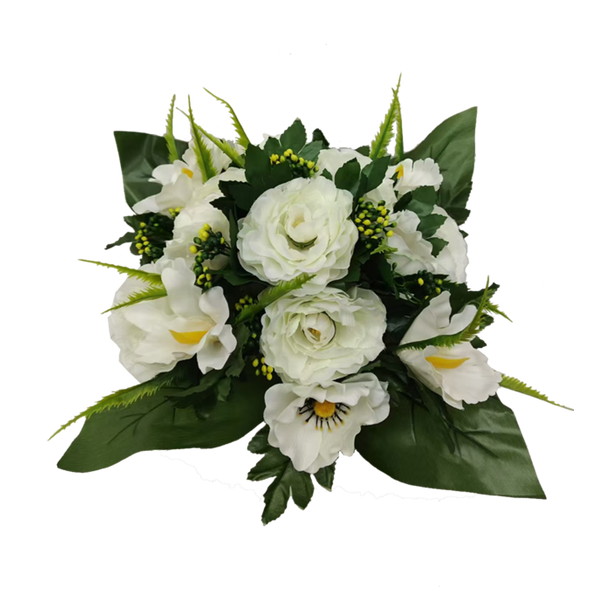 ARTIFICIAL BOUQUET OF FLOWERS PEONY ASSORTED COLOURS