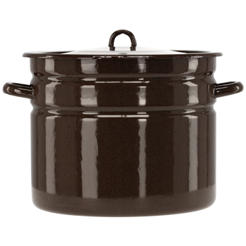 GARNEK EMALIOWANY PROSTY 20 L 32 CM BRĄZ Z/P *3592