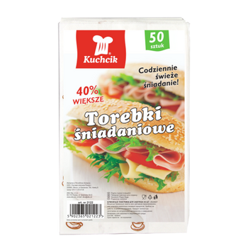 TOREBKI ŚNIADANIOWE 50SZT.21x12,5x7cm *1223*