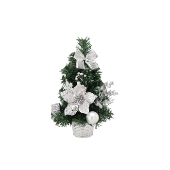 CHOINKA BOŻONARODZENIOWA 30 CM SREBRNA *2231