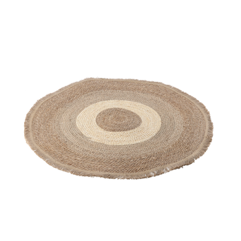 MATA OKRĄGŁA 100 CM Z TRAWY MORSKIEJ BOHO *6581