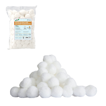 KULKI FILTRACYJNE BIAŁE 5CM DO POMP PIASKOWYCH 700G *7565