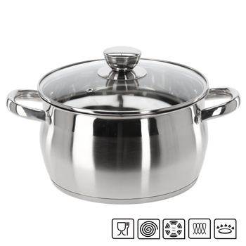 GARNEK NIERDZEWNY Z POKRYWĄ 4 L 22 CM BELLY *3370