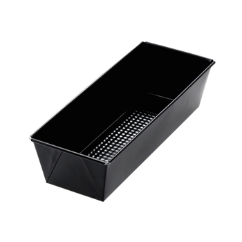 BLACHA FAKTUROWANA 30X11X7,5CM Z WARSTWĄ OCHRONNĄ NON-STICK CZARNA *1647*