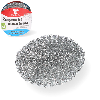 ZMYWAK METALOWY KUCHCIK 3 SZT *0515*