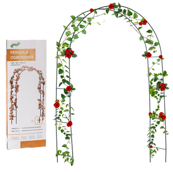 PERGOLA OGRODOWA 140 x 38 x 240 CM (+ KOTWY) *3214