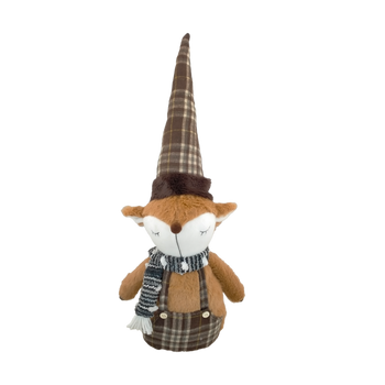 ŚWIĄTECZNY LISEK 53 CM W UBRANKACH *9582