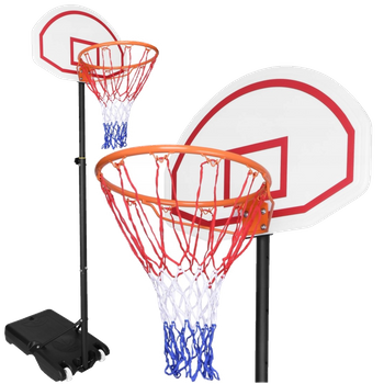 KOSZ DO KOSZYKÓWKI NA REGULOWANYM STOJAKU 165 - 205 CM *7499