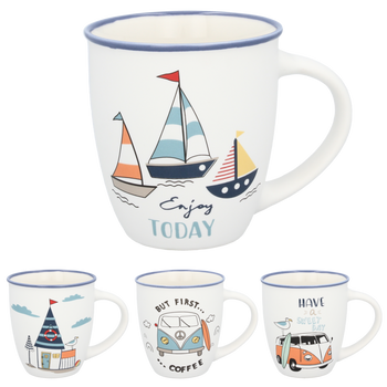 KUBEK PORCELANOWY 370ML VOYAGE opak=12szt *5213