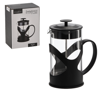 ZAPARZACZ DO HERBATY I KAWY 600 ML Z TŁOKIEM *1502