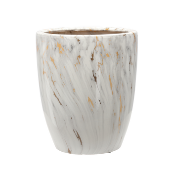 OSŁONKA CERAMICZNA NA DONICZKĘ 32,5 x 32,5 x 38 CM ZDOBIONA *3604