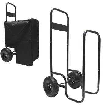 WÓZEK NA DREWNO KOMINKOWE - UDŹWIG: 60 KG *2537