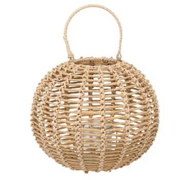 LAMPION OKRĄGŁY 34 x 27 CM NATURALNY *1227