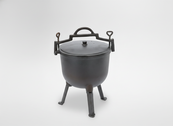 KOCIOŁEK MYŚLIWSKI ŻELIWNY 11L 30,5 X 22 CM