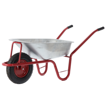 TACZKA - POJEMNOŚĆ 120  L - CZERWONA 