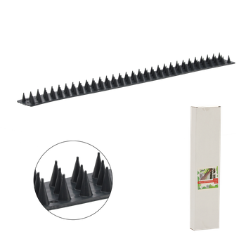 PLASTIKOWE KOLCE PRZECIW PTAKOM 4,5X50CM SZARE opak=10szt *5437