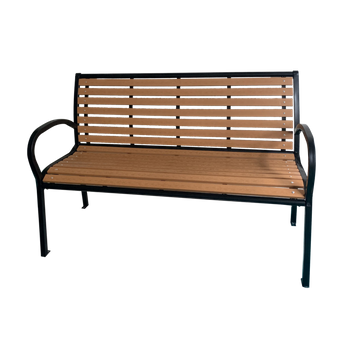 ŁAWKA DO OGRODU 125 x 60 x 80 CM BRĄZOWA *0865