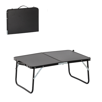 STOLIK TURYSTYCZNY SKŁADANY CZARNY 60x40x26,5 CM *3248