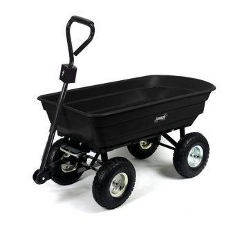 WÓZEK OGRODOWY DWUFUNKCYJNY CZARNY*0078