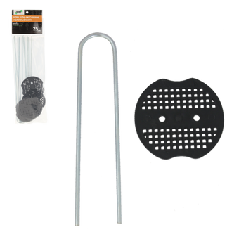 KPL. 6 SZPILEK 25 CM DO MOCOWANIA AGROWŁÓKNINY *6461