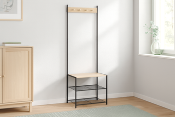 WIESZAK STOJĄCY Z 3 PÓŁKAMI 60 x 40 x 175 CM *1173