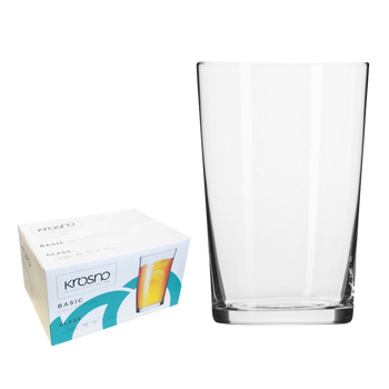 KPL.6 SZT SZKLANEK GŁADKICH 250 ŚCIĘTYCH  BASIC*6368*8760*