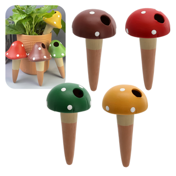 DOZATOR CERAMIC PENTRU IRIGARE 8.2 x 16.2 CM CIUPERCĂ - MIX CULORI pachet=4buc *1978