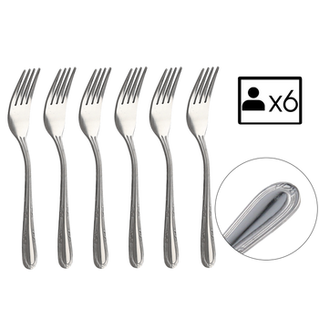 SET DE 6 FURCULI PENTRU TORTURI NATALIA *7363