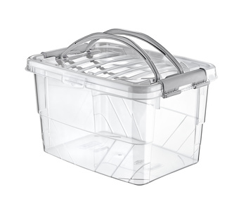 Recipient rectangular HANDY BOX 13L cu mânere *5495