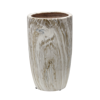 COVERTURA DIN CERAMICĂ PENTRU GHIVECI 24 x 24 x 40 CM DECORATĂ *2411